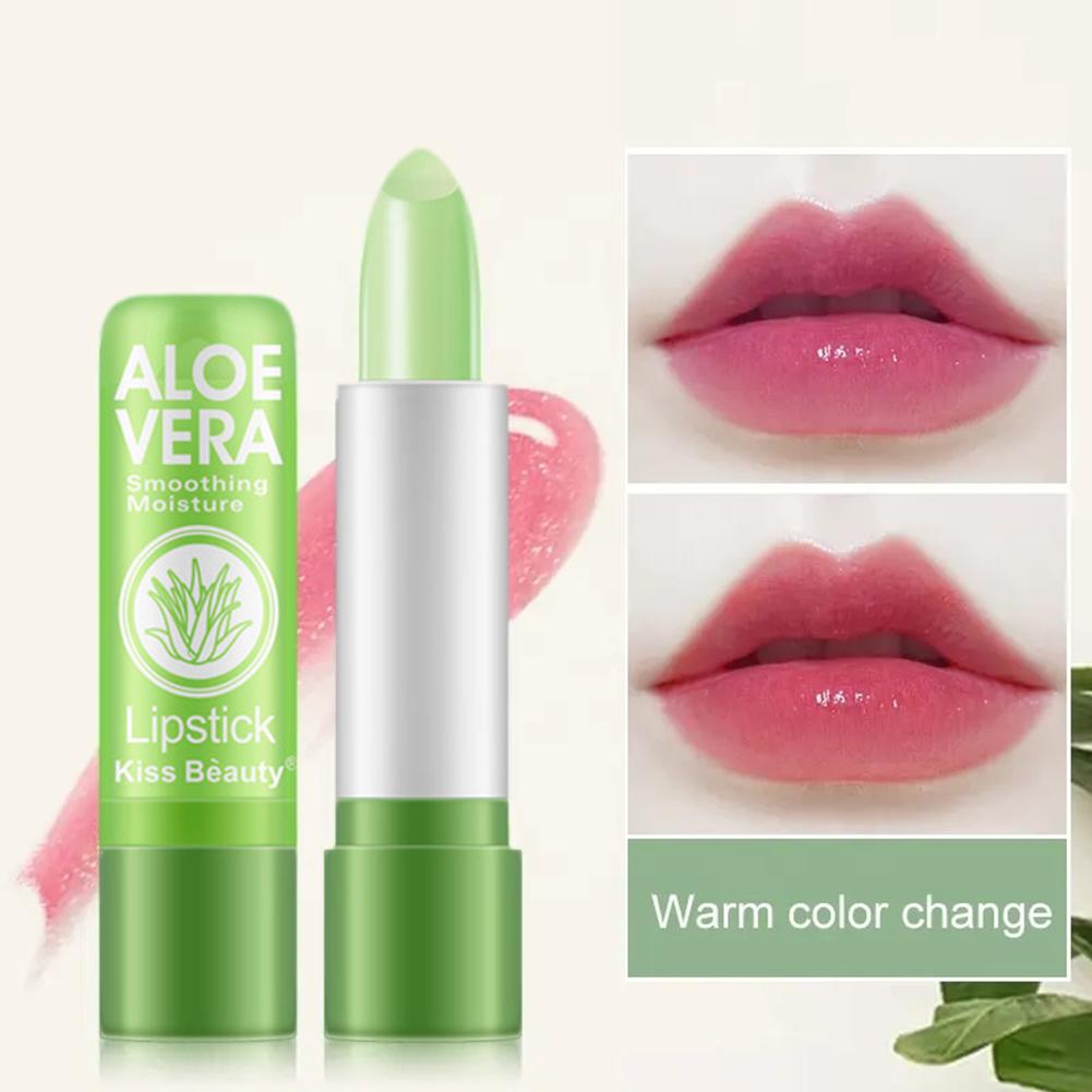 Lip Tint Korean - Korean Aloe Vera Temperature Color Change