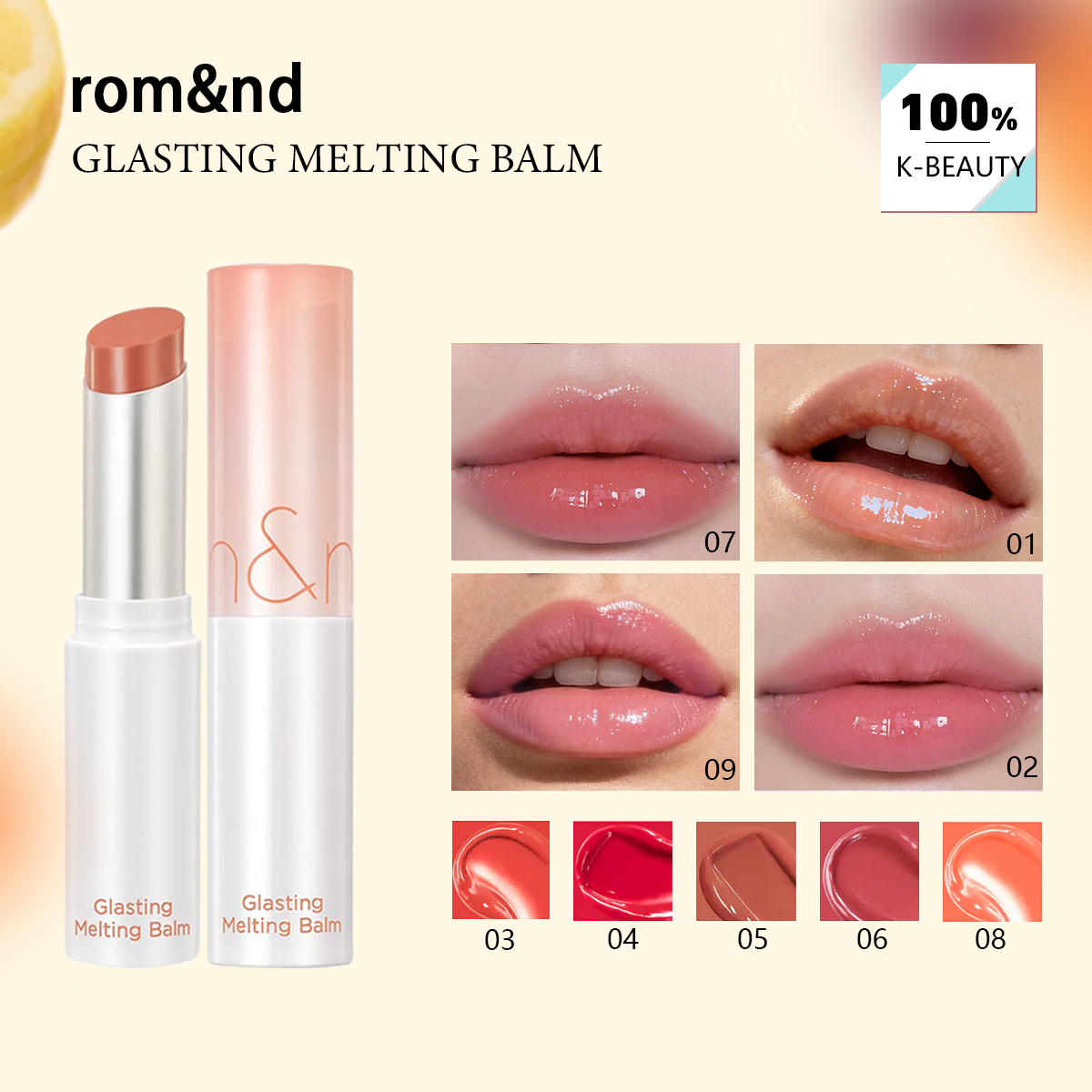 rom&nd GLASTING MELTING BALM(0 - Lip Tint Korean ulasan dan harga
