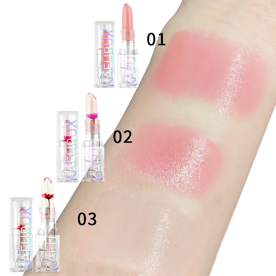 4pcs Temperature Jelly Color C - Lip Tint Korean ulasan dan harga