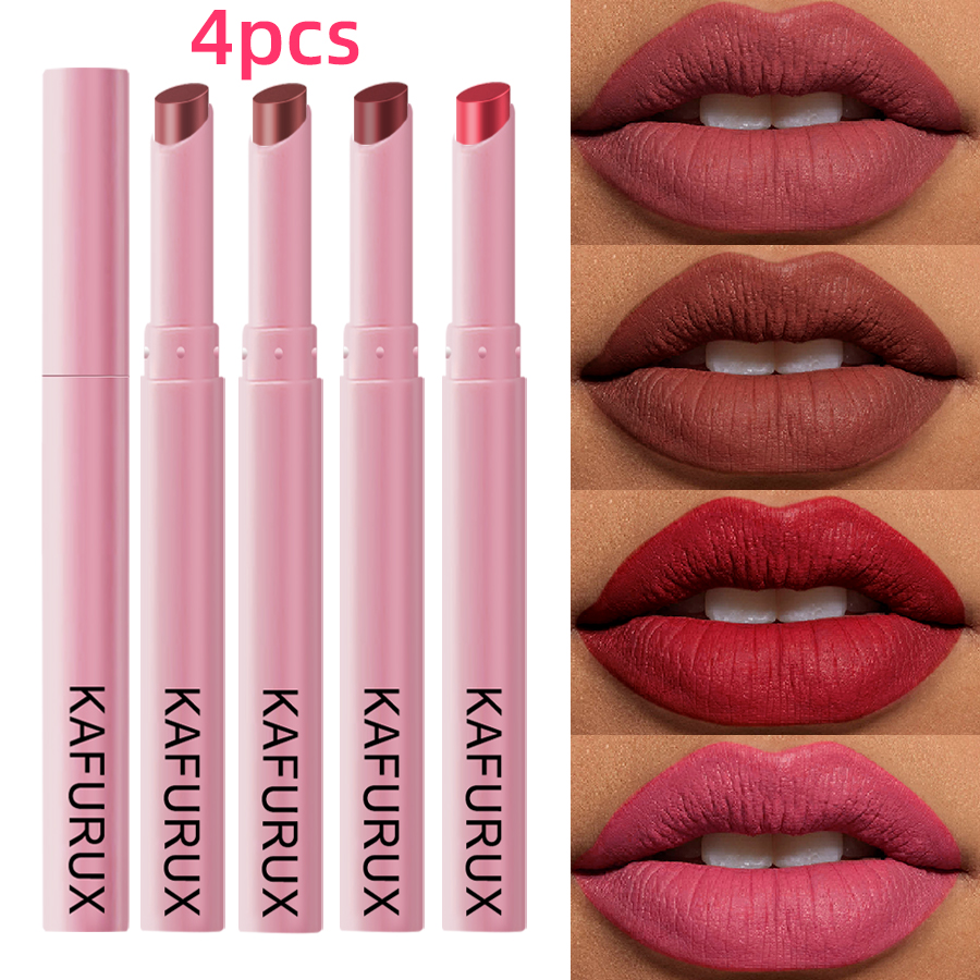 4pcs Colorful Sexy Red Pink Li - Lip Tint Korean ulasan dan harga
